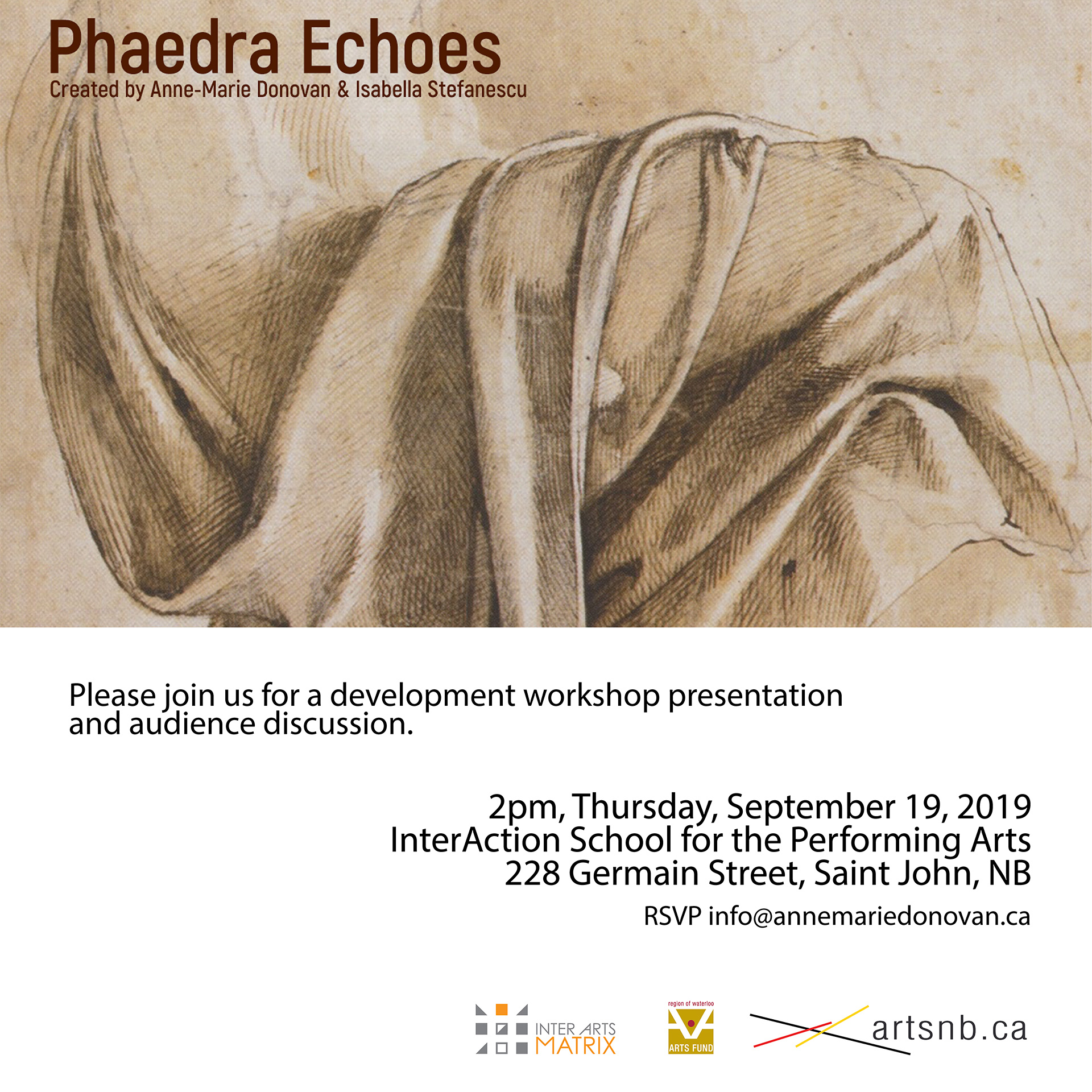 Phaedra Echoes Development Workshop invitation